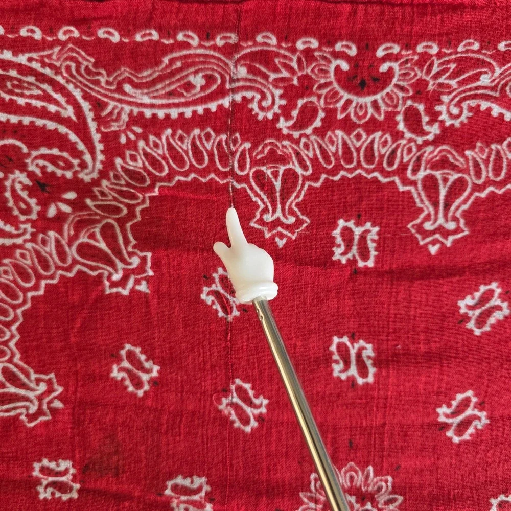 Vintage red cotton